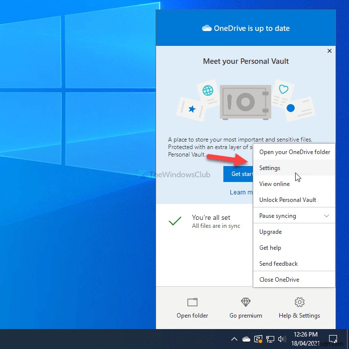Cách tắt Thông báo Tệp Chia sẻ OneDrive trên Windows 11/10 