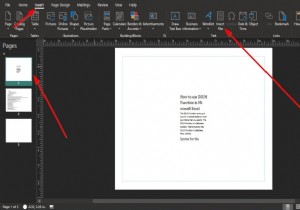 Cách chèn Văn bản từ tệp Word vào Ấn bản trong Publisher 