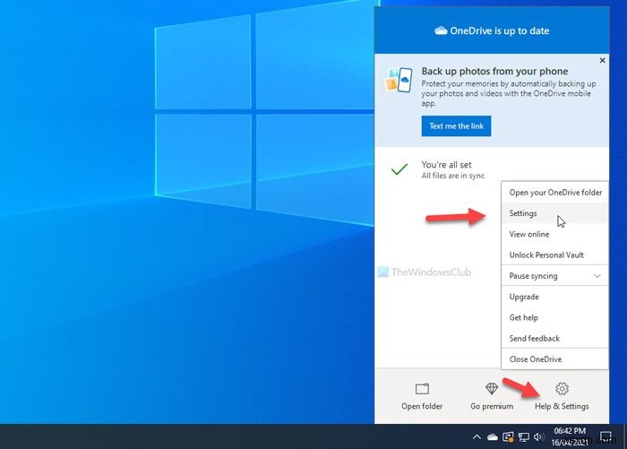 Cách tắt thông báo OneDrive Vào ngày này trên Windows 11/10 