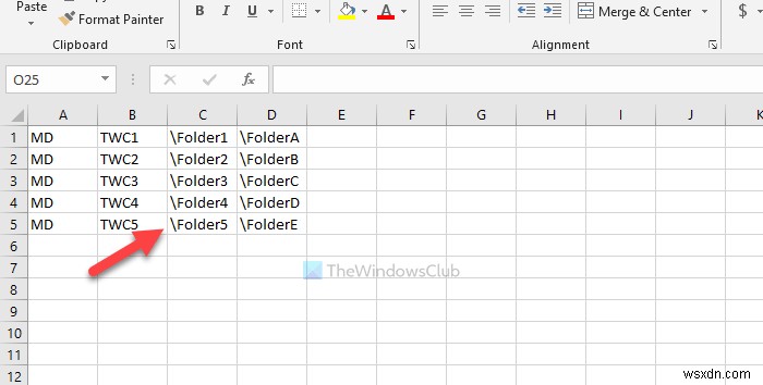 Cách tạo nhiều thư mục cùng lúc từ Excel 