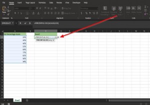 Cách sử dụng hàm Percentile.Exc trong Microsoft Excel 