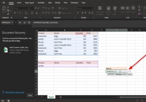 Cách sử dụng hàm DPRODUCT trong Microsoft Excel 