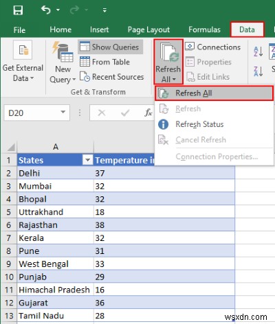 Cách kết nối Google Trang tính với Microsoft Excel 