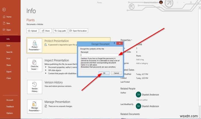 Cách đặt, thay đổi hoặc xóa mật khẩu cho bản trình bày PowerPoint 