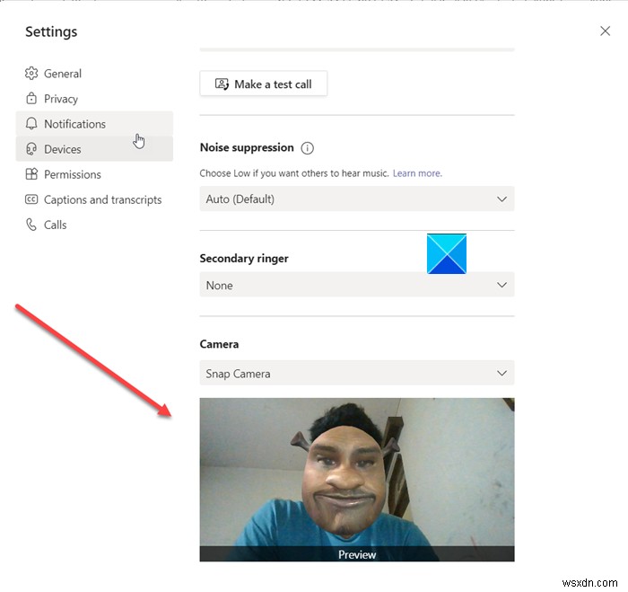 Cách sử dụng bộ lọc Snapchat trong Microsoft Teams 