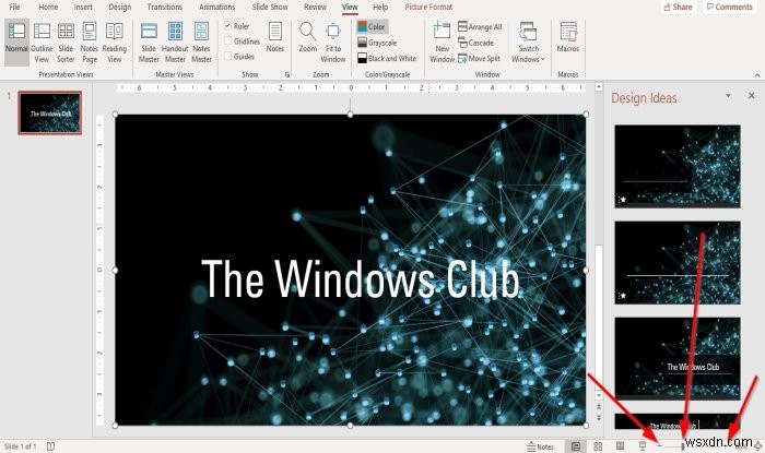 Cách thay đổi mức Thu phóng mặc định trong Microsoft PowerPoint 