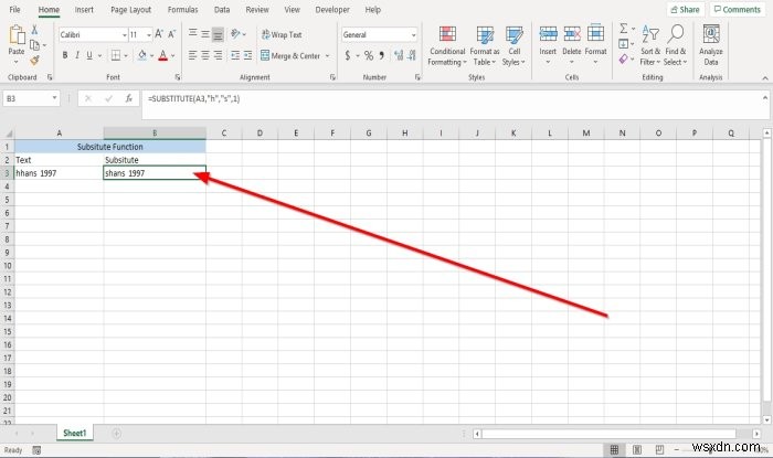 Cách sử dụng các hàm thay thế và thay thế trong Microsoft Excel 