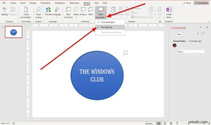 Cách thêm Nhận xét trong các trang chiếu Microsoft PowerPoint 