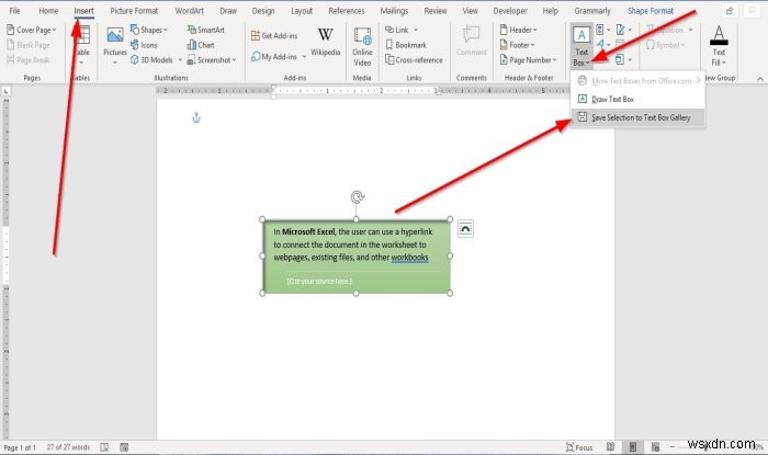 Cách thêm, sao chép, xóa, áp dụng và thao tác hộp văn bản trong Microsoft Word 