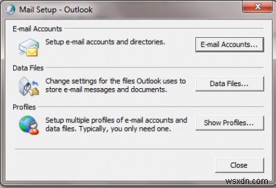 Khắc phục các sự cố của Microsoft Outlook như đóng băng, PST bị hỏng, Hồ sơ, Phần bổ trợ, v.v. 