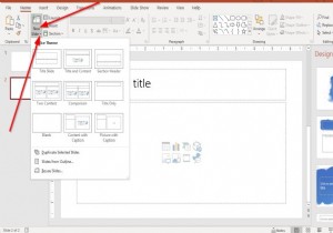 Cách thêm và xóa Bố cục Trang chiếu trong PowerPoint 
