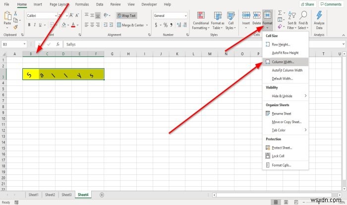 Cách thay đổi Chiều cao Hàng và Chiều rộng Cột trong Microsoft Excel 