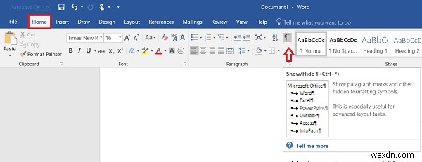 Cách xóa trang trống ở cuối tài liệu Microsoft Word 
