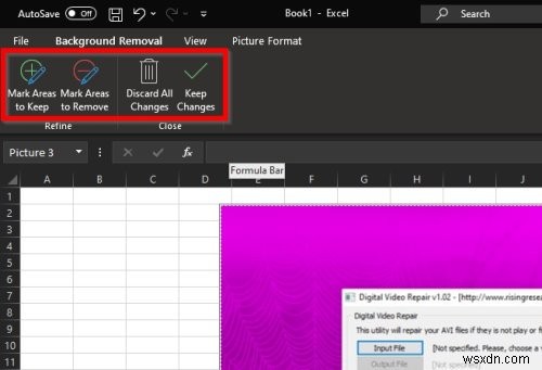 Cách xóa nền ảnh trong Microsoft Excel