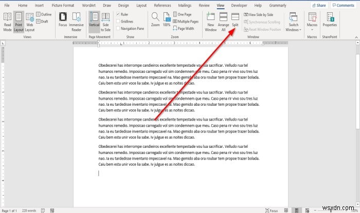 Cách hiển thị và làm việc với nhiều cửa sổ trong Microsoft Word 