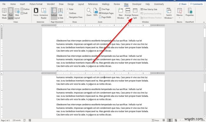 Cách hiển thị và làm việc với nhiều cửa sổ trong Microsoft Word 