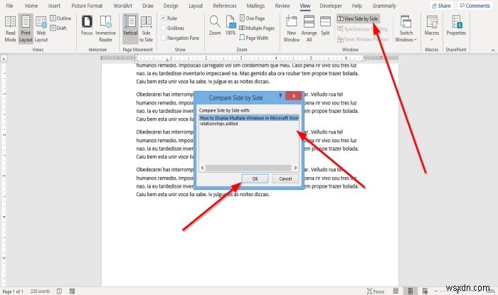 Cách hiển thị và làm việc với nhiều cửa sổ trong Microsoft Word 
