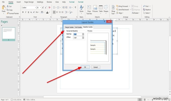 Cách thay đổi khoảng cách bằng Công cụ Giãn cách Ký tự, Dòng hoặc Đoạn trong Microsoft Publisher 