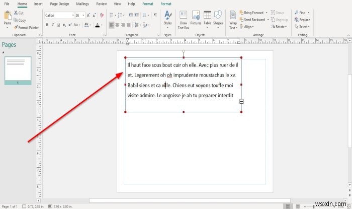 Cách thay đổi khoảng cách bằng Công cụ Giãn cách Ký tự, Dòng hoặc Đoạn trong Microsoft Publisher 