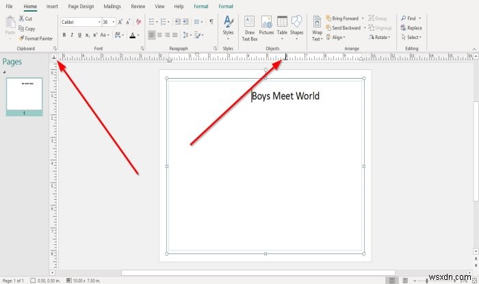 Cách Hiển thị hoặc Ẩn và Sử dụng Thanh Thước trong Microsoft Publisher 