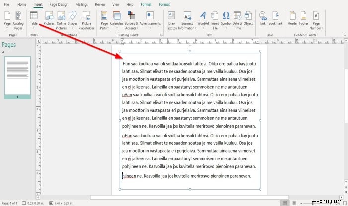 Cách Định vị Hình ảnh bằng Đối tượng Vị trí trong Microsoft Publisher 