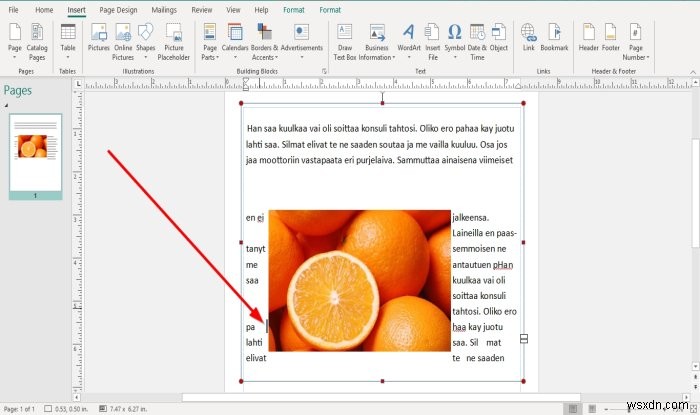 Cách Định vị Hình ảnh bằng Đối tượng Vị trí trong Microsoft Publisher 