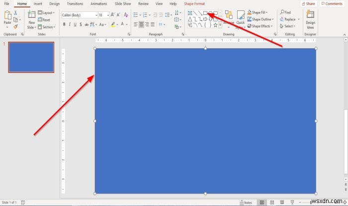 Cách tạo hiệu ứng Văn bản dạng hạt hoặc hoạt ảnh Bùng nổ trong PowerPoint 