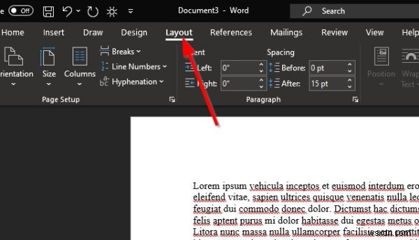 Cách chèn Dấu ngắt phần trong tài liệu Microsoft Word 
