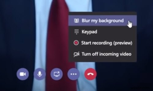 Cách làm mờ nền trong cuộc họp Microsoft Teams 