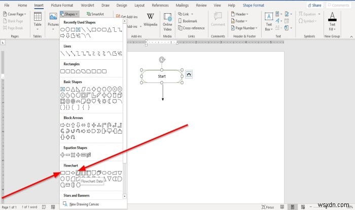 Cách tạo Lưu đồ trong Microsoft Word 