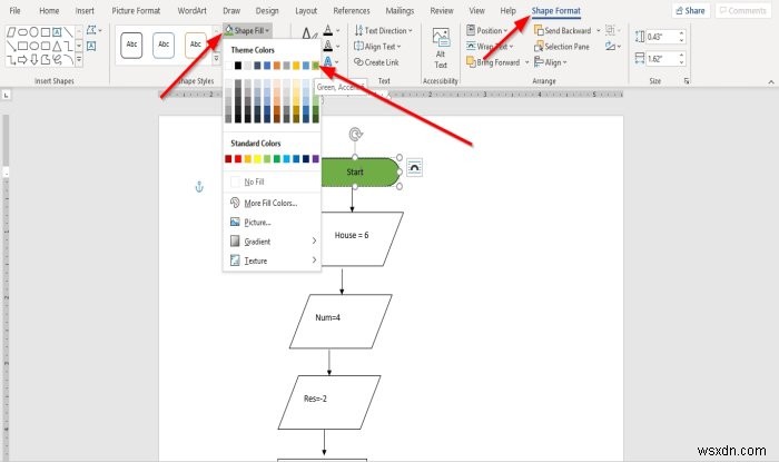 Cách tạo Lưu đồ trong Microsoft Word 