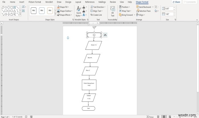 Cách tạo Lưu đồ trong Microsoft Word 