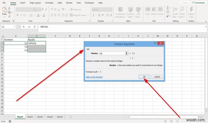 Cách sử dụng Hàm INT và LCM trong Microsoft Excel 