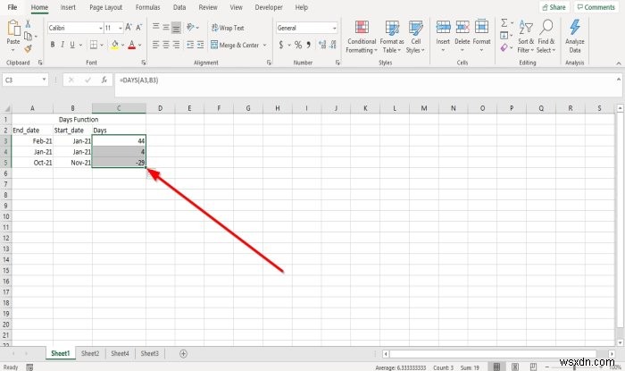 Cách sử dụng các hàm DAYS và DAYS360 trong Microsoft Excel 