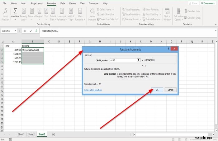 Cách sử dụng Hàm Giờ, Phút và Thứ hai trong Microsoft Excel 