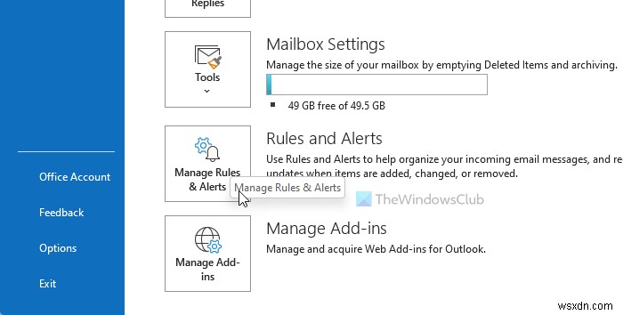 Thông báo Microsoft Outlook không hoạt động trên Windows 11/10 