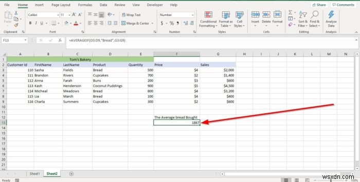 Cách sử dụng AVERAGEIF và AVERAGEIFS trong Microsoft Excel 