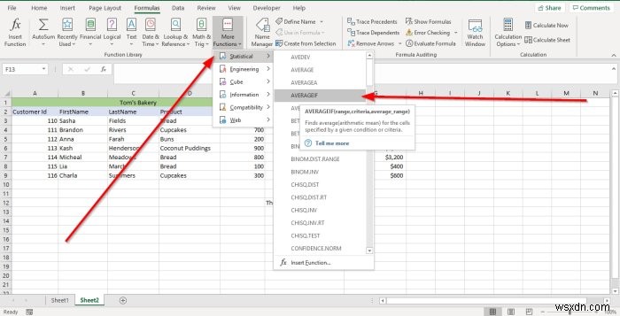 Cách sử dụng AVERAGEIF và AVERAGEIFS trong Microsoft Excel 