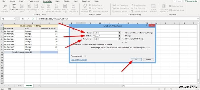 Cách sử dụng Hàm SUMIF và SUMIFS trong Microsoft Excel 