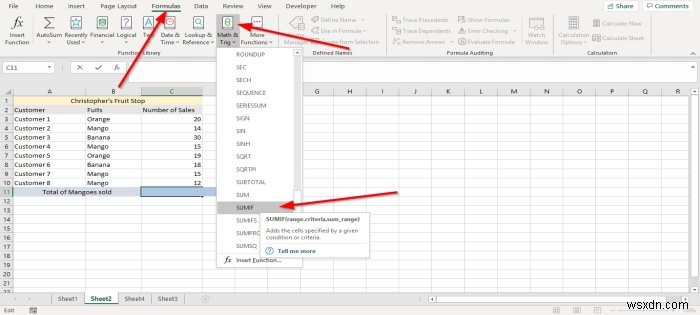 Cách sử dụng Hàm SUMIF và SUMIFS trong Microsoft Excel 