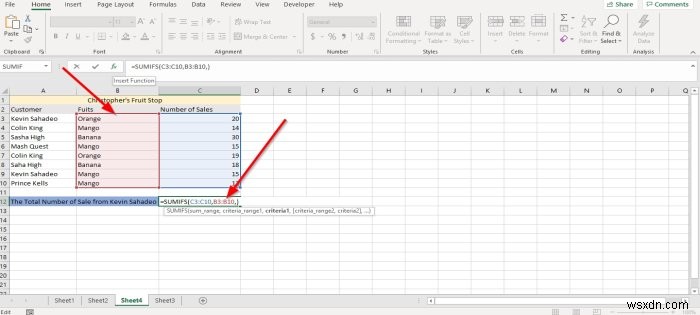 Cách sử dụng Hàm SUMIF và SUMIFS trong Microsoft Excel 