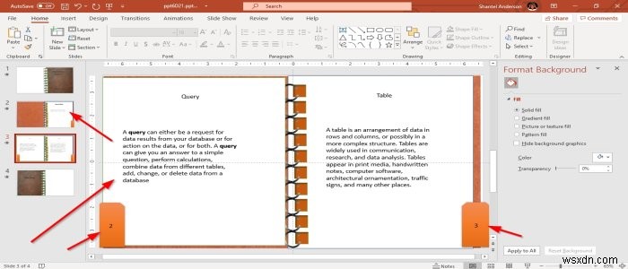 Cách tạo Sách trong PowerPoint 