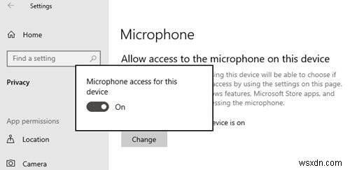 Micrô không hoạt động trong Microsoft Teams trên Windows 11/10 