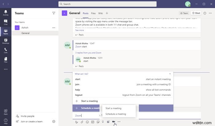 Cách thêm Thu phóng vào Microsoft Teams 