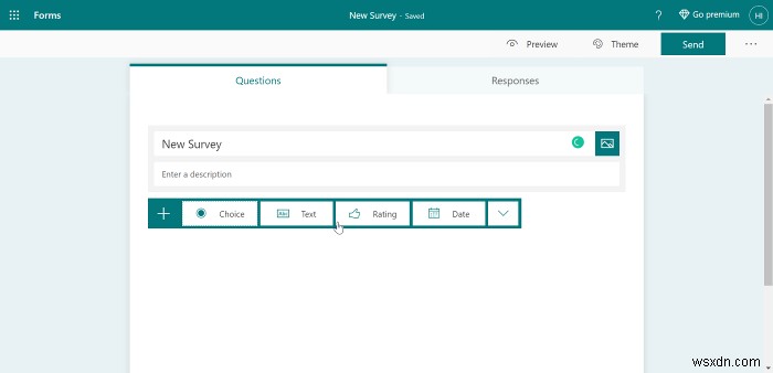 Cách tạo Khảo sát bằng Microsoft Forms 