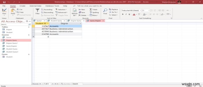 Cách tạo và sửa đổi truy vấn trong Microsoft Access 