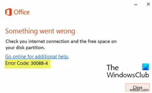 Sửa mã lỗi Microsoft Office 30029-4, 30029-1011, 30094-1011, 30183-39, 30088-4 trên Windows 10 