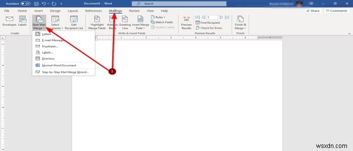 Cách sử dụng Kết hợp Thư cho Thư trong Microsoft Word 