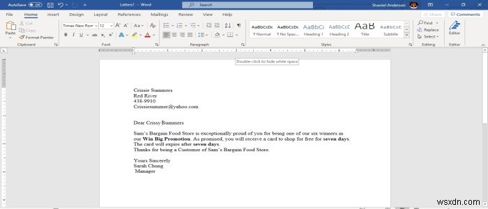 Cách sử dụng Kết hợp Thư cho Thư trong Microsoft Word 