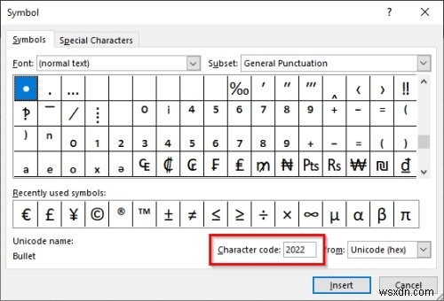 Cách thêm dấu đầu dòng vào văn bản trong Microsoft Excel 